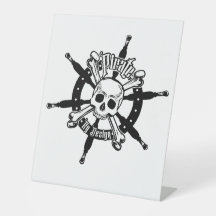 Rótulo Pedestal Pirata
