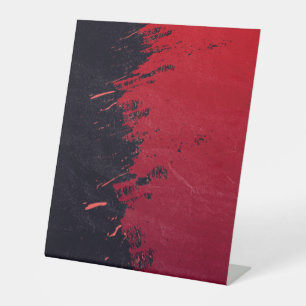Expositor En L Rótulo Pedestal Plástico 10"X12"