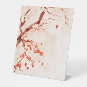 Expositor En L Rótulo Pedestal Plástico 10"X12"