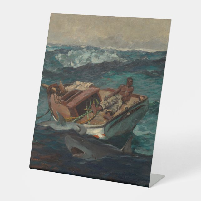 Expositor En L Rótulo Pedestal Plástico 10"X12" (Anverso)