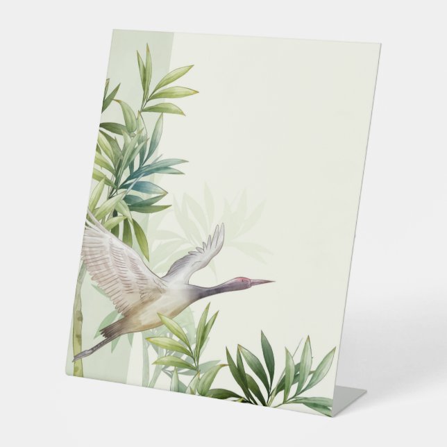 Expositor En L Rótulo Pedestal Plástico 10"X12" (Anverso)