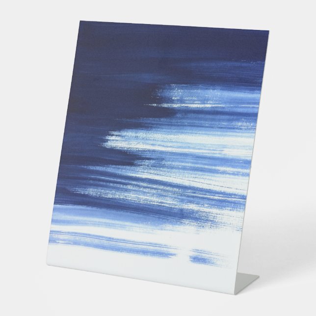 Expositor En L Rótulo Pedestal Plástico 10"X12" (Anverso)
