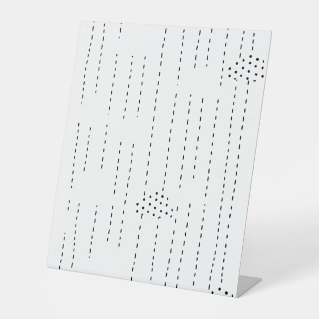 Expositor En L Rótulo Pedestal sólido, único (Anverso)