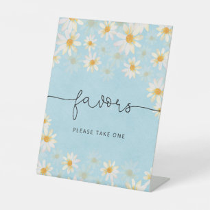 Expositor En L Rótulo Pedestal Summer Meadow de flores silvestres