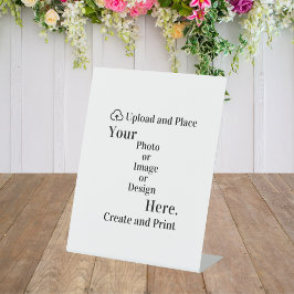 Expositor En L Rótulo Pedestal Tu Diseño o Carga de Fotografías