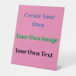 Expositor En L Rótulo Pedestral