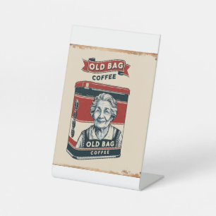 Expositor En L Rótulo publicitario de estaño para el café de la b