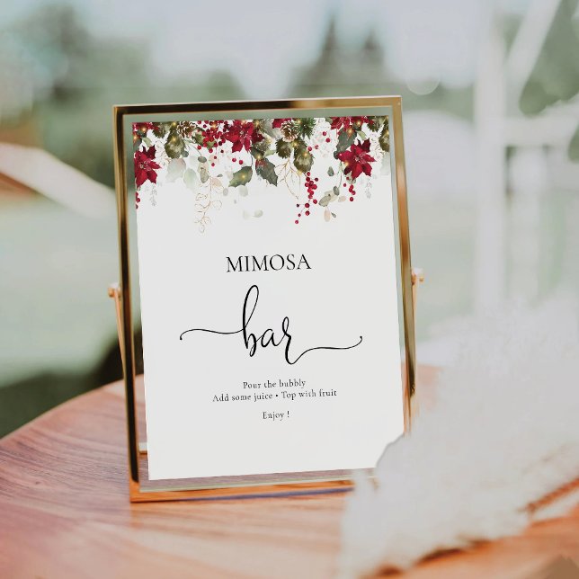 Expositor En L Rótulo Red Poinsettia Mimosa Bar (Subido por el creador)