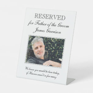 Expositor En L Rótulo reservado para el memorial del padre del Gr
