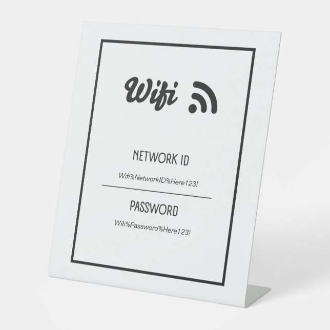 Expositor En L Rótulo Wifi para empresas (Anverso)