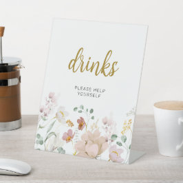 Expositor En L Rótulo Wildflowers Shower Drinks