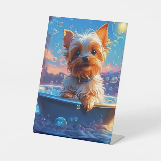 Expositor En L Rótulo Yorky-Pedestal (Anverso)