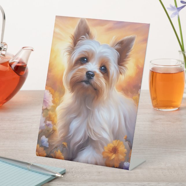 Expositor En L Rótulo Yorky-Pedestal (In Situ)