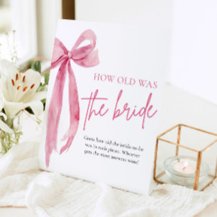 Expositor En L Rubor Pink Bow How Old Was Bridal Shower