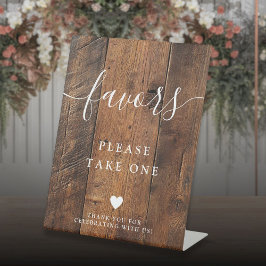 Expositor En L Rustic Boho Barn Wood Favores