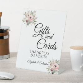 Expositor En L rustic watercolor floral bouquet