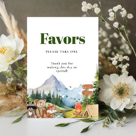 Expositor En L Rústica ducha de animales de bosque favorece el Ró