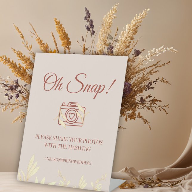 Expositor En L Rústico floral inagotable Oh boda de ajuste (Subido por el creador)