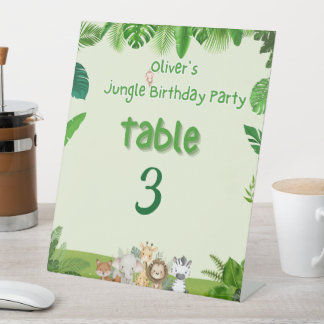 Expositor En L Safari Adventure Table Sign