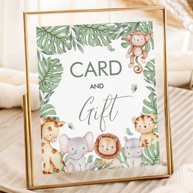 Expositor En L Safari Cards and Gifts Sign (Subido por el creador)