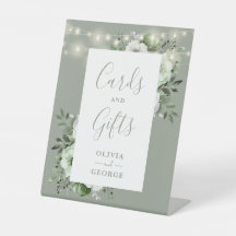 Sage Green String Ilustra Tarjetas Florales Y Rega