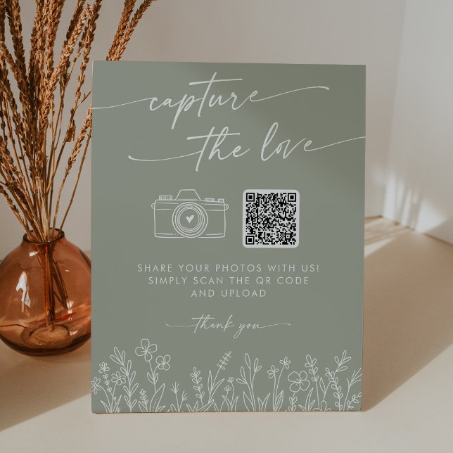 Expositor En L Sage Green Wildflower Capture the Love Wedding (Subido por el creador)