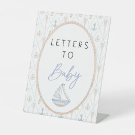 Expositor En L Sailboat Baby Shower Games - Letters to Baby