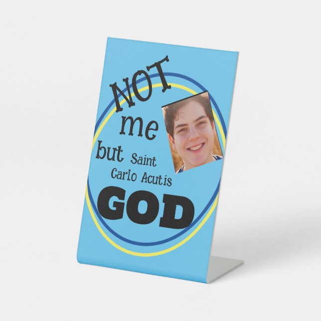 Expositor En L Saint Carlo Acutis Card (Anverso)