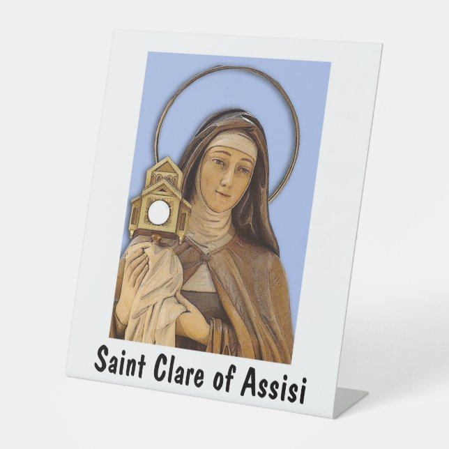 Expositor En L Saint Clare Assisi (Anverso)