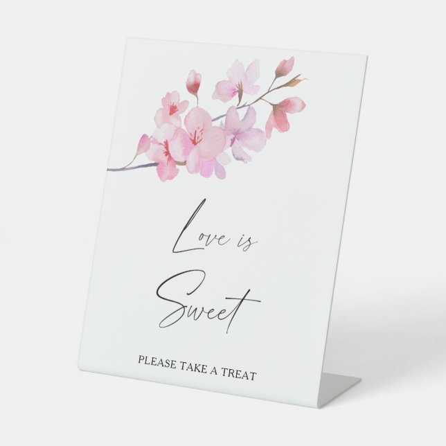 Expositor En L sakura - el amor es dulce, toma un regalo (Anverso)