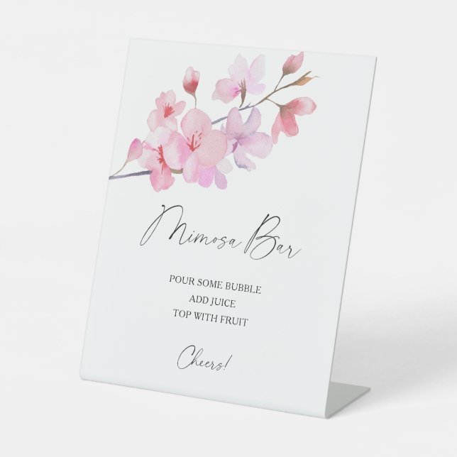 Expositor En L Sakura elegante - bar de mimosa (Anverso)