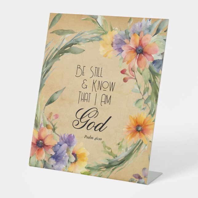 Expositor En L Salmo 46:10 Verso de la Biblia (Anverso)