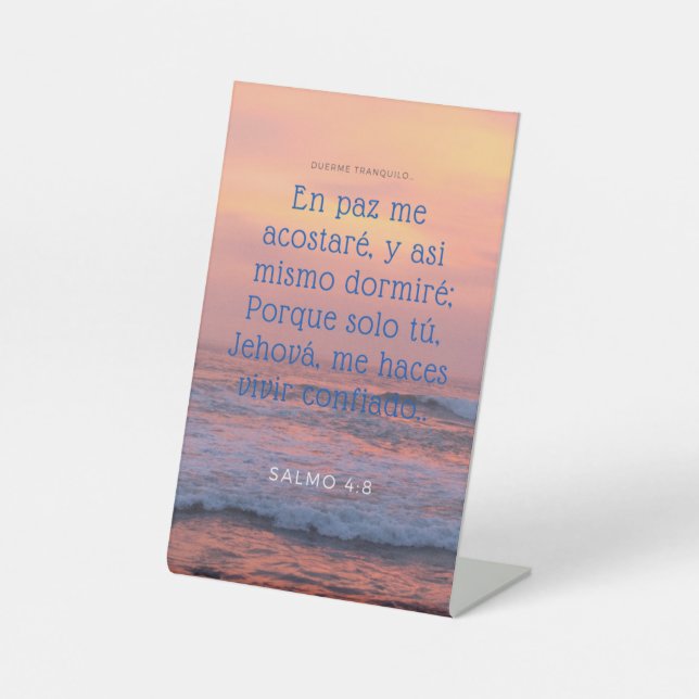 Expositor En L Salmo 4:8 (Anverso)
