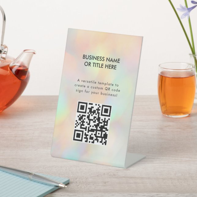 Expositor En L Salón de belleza holográfica moderno y elegante (In Situ)