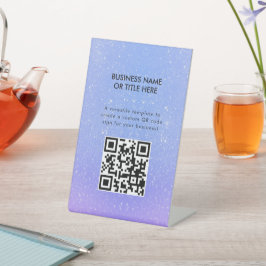 Expositor En L Salón de belleza purpurina Ombre