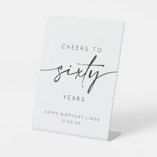 Expositor En L Saludos A Sesenta Años Cumpleaños 60