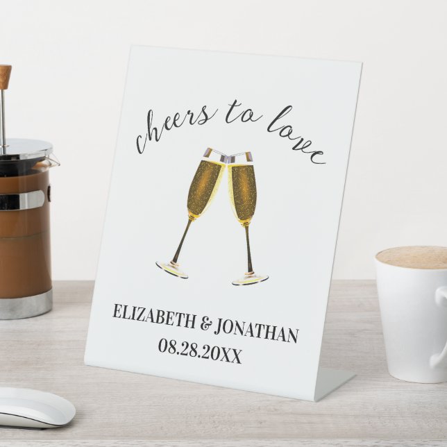 Expositor En L Saludos Para Amar Los Gafas De Champagne (In Situ)