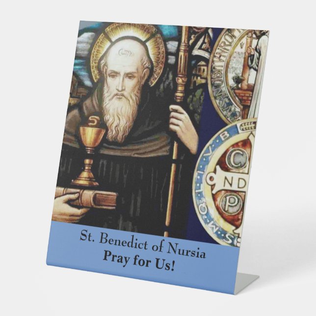 Expositor En L San Benedicto de Nursia (Anverso)