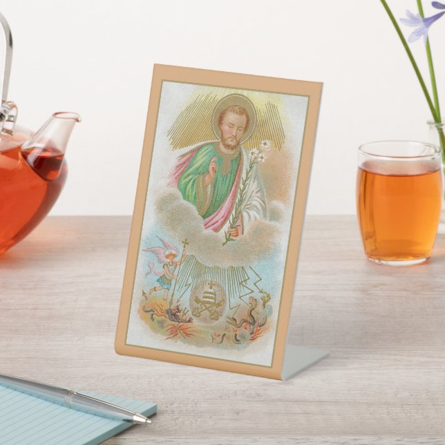 Expositor En L San José de una "tarjeta de peregrinación" (B 01) (In Situ)