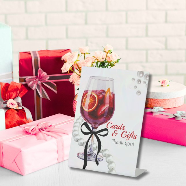 Expositor En L Sangria & Sass Cards & Gifts (Sangria & Sass Cards & Gifts Pedestal Sign)
