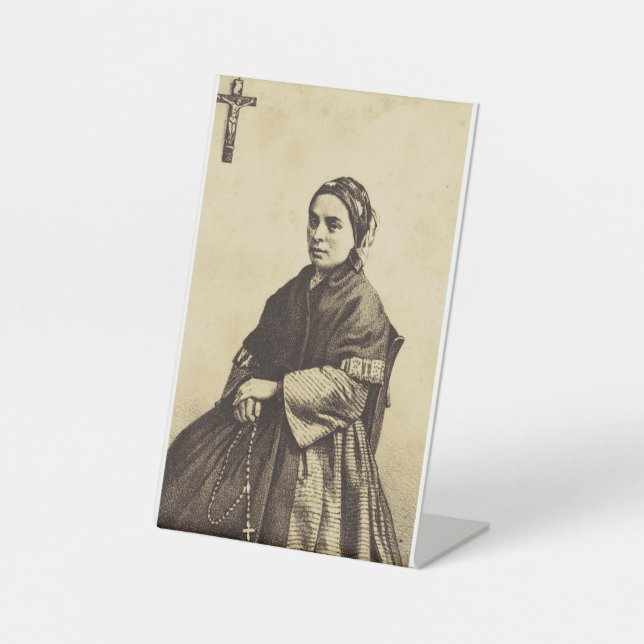 Expositor En L Santa Bernadette Soubirous Bellas Artes (Anverso)