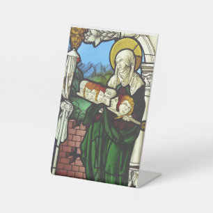 Expositor En L Santa Felicitas y las cabezas de sus siete hijos