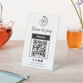 Expositor En L Scan To Pay Business Logo Qr Code