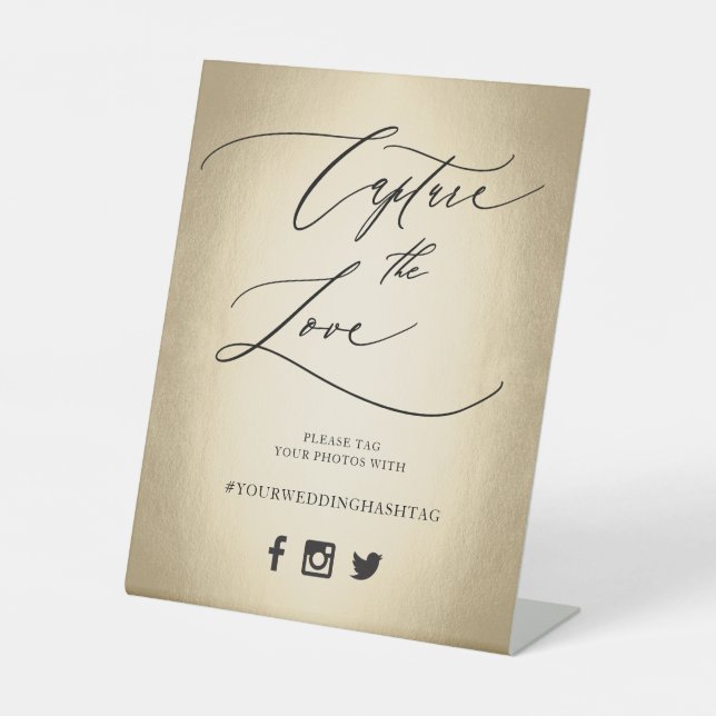 Expositor En L Script De Caligrafía Captura El Boda De Amor Pedes (Anverso)