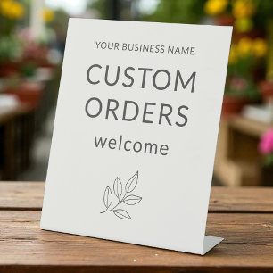 Expositor En L Se Aceptan Órdenes Personalizadas Minimalista Nego