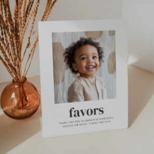 Expositor En L Segundo cumpleaños - Foto cuadrada favorece al Rót