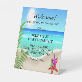 Expositor En L Seguridad de los Bodas Starfish Coloridos de la Pl