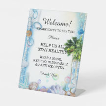 Seguridad de los Bodas Tropical Beach Seashell