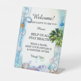 Expositor En L Seguridad de los Bodas Tropical Beach Seashell