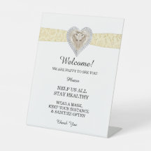 Seguridad del Boda de encaje amarillo de Unicornio